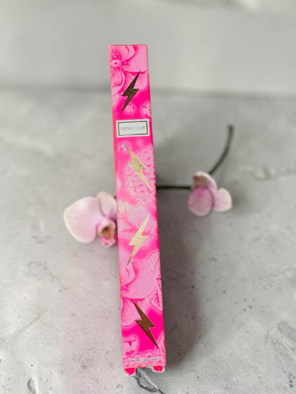 Winky Lux Lip Product (0.06 oz) – New in Box | Pink Floral Packaging-